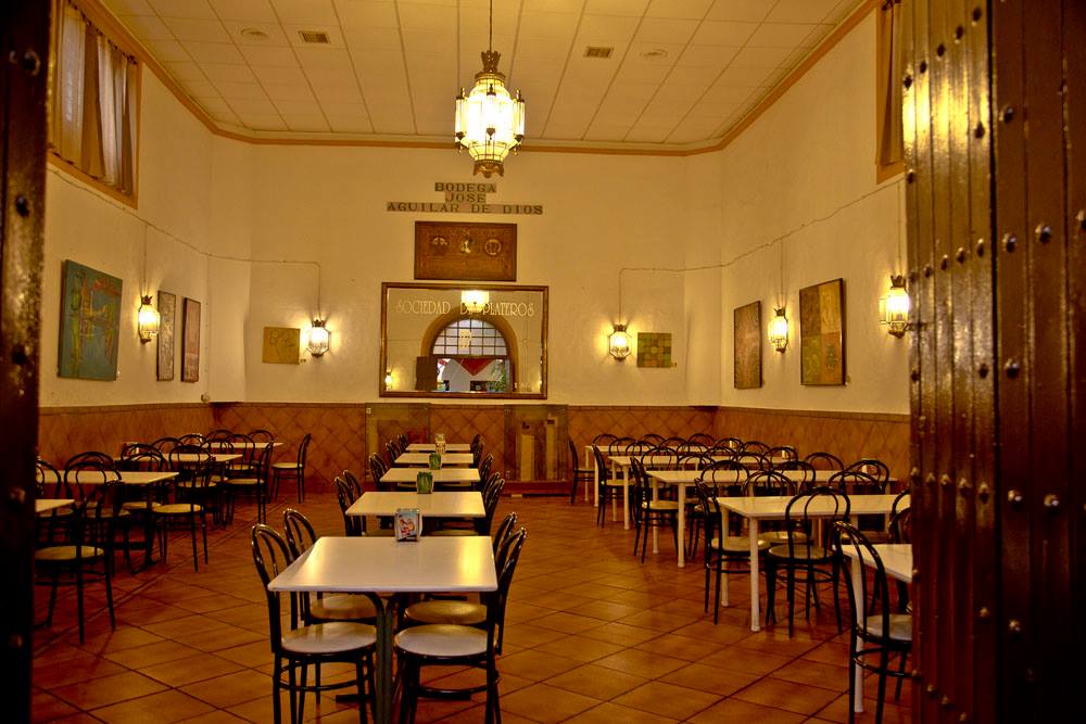 Salón José Aguilar de Dios del Restaurante de Córdoba Sociedad Plateros Maria Auxiliadora