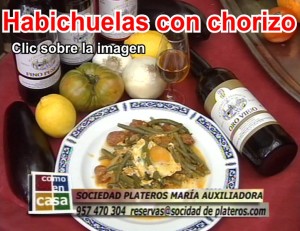 Vídeo de gastronomía: Habichuelas con chorizo del Restaurante de Córdoba Sociedad Plateros María Auxiliadora