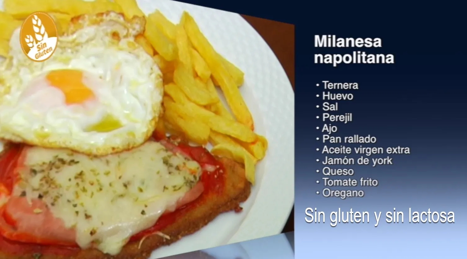 Receta de Milanesa napolitana sin gluten, como se hace
